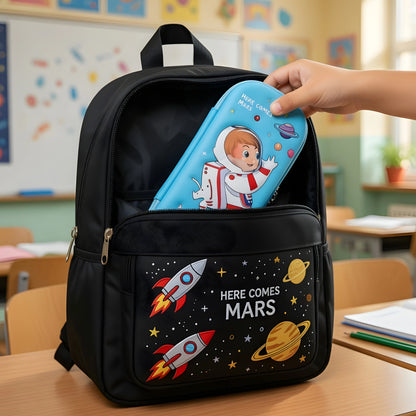 Here Comes Mars Astronaut Pencil Case