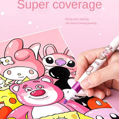 48 Super Coverage Washable Marker Pens