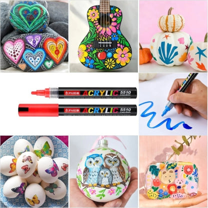 24 Colors Acrylic Paint Marker Set