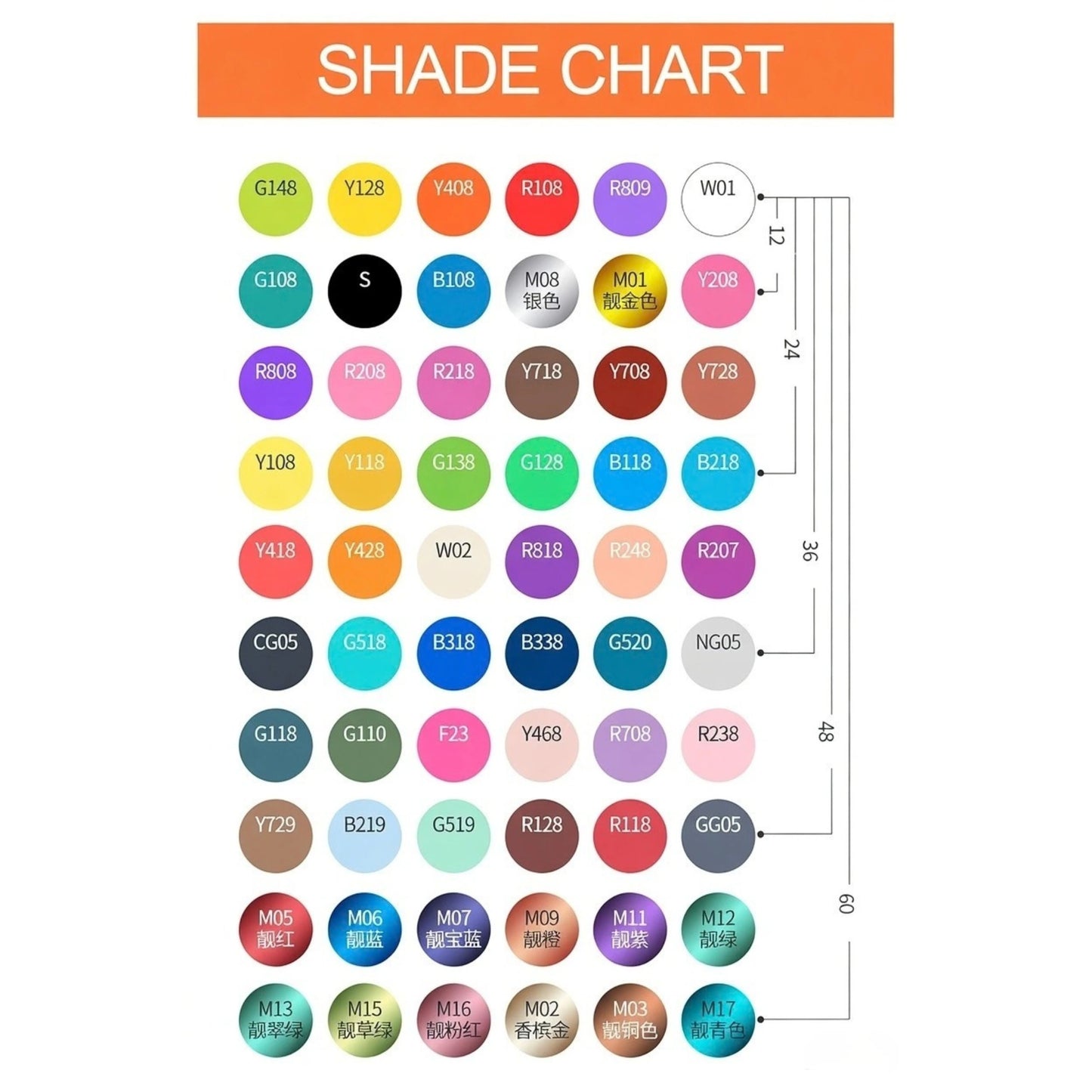 24 Colors Acrylic Paint Marker Set