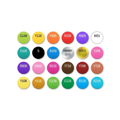 24 Colors Acrylic Paint Marker Set