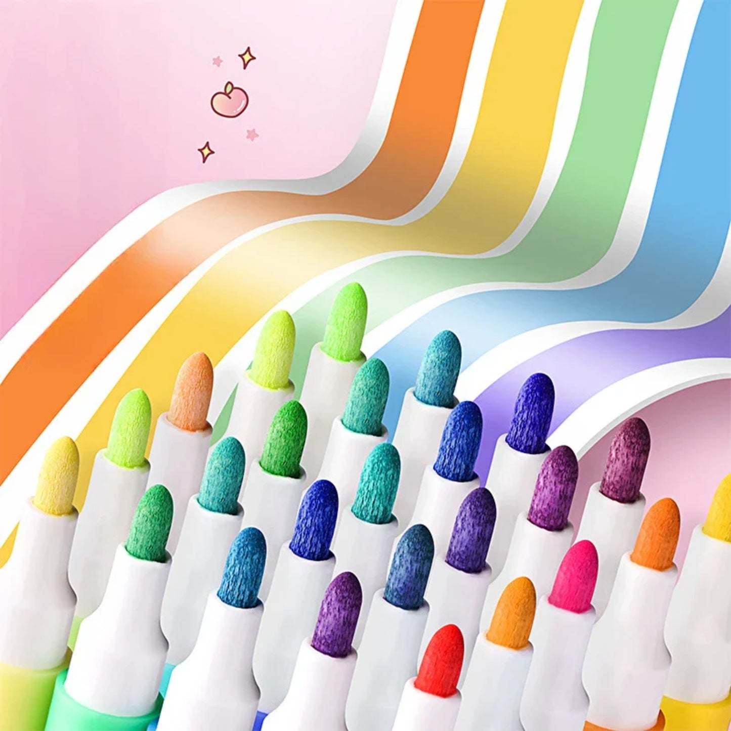 48 Super Coverage Washable Marker Pens