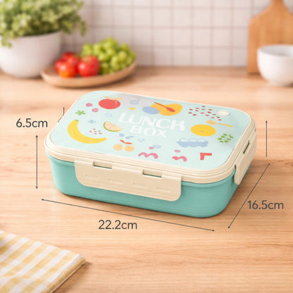 Stainless Steel Lunch Box with 3 Compartments