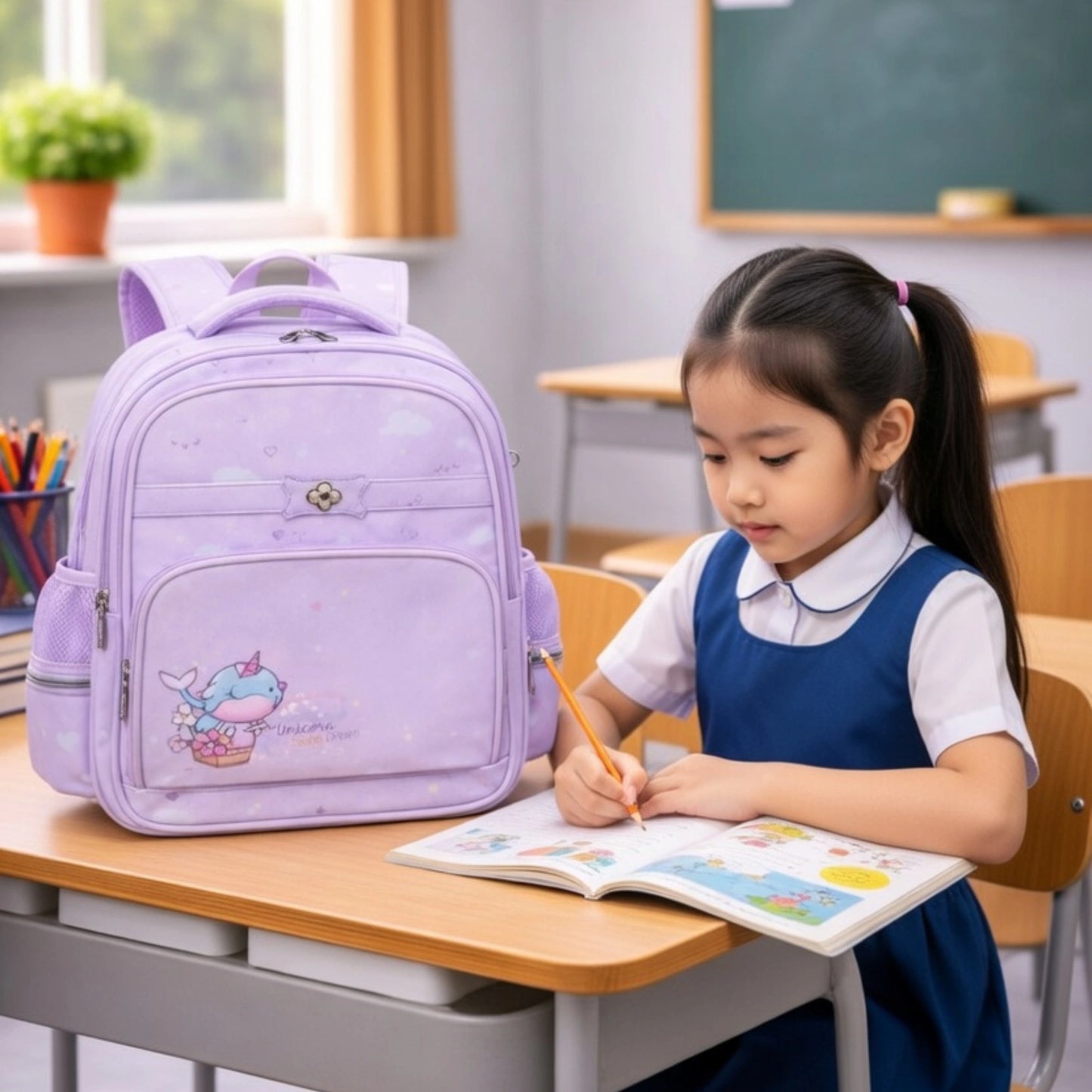 Design Theme Kids School Backpack