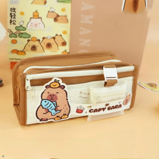 Cute Capybara Pencil Case