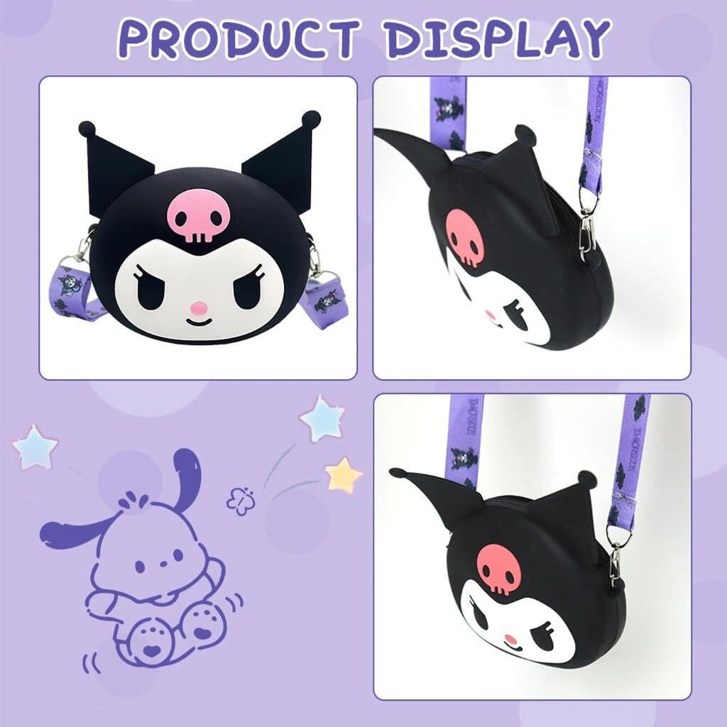 Kuromi Cartoon Silicon Bag