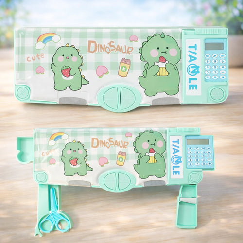 Dinosaur Calculator Pencil Box