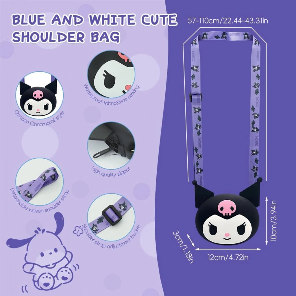 Kuromi Cartoon Silicon Bag