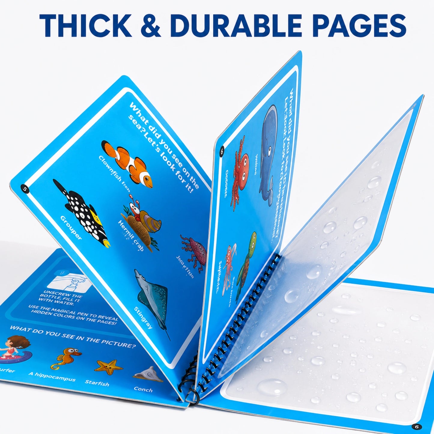 Magic Water Drawing Book