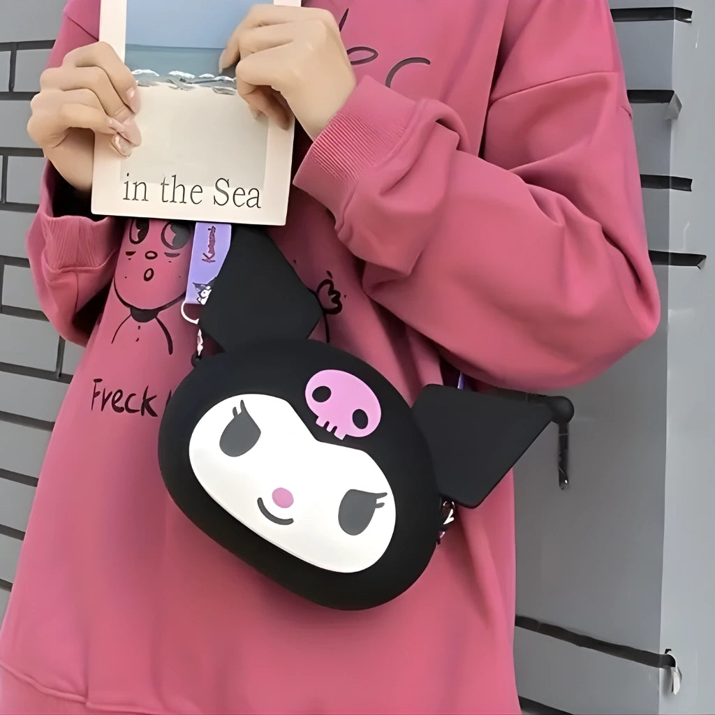 Kuromi Cartoon Silicon Bag