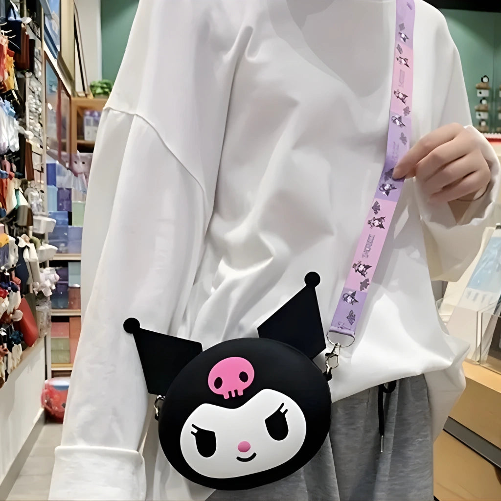 Kuromi Cartoon Silicon Bag