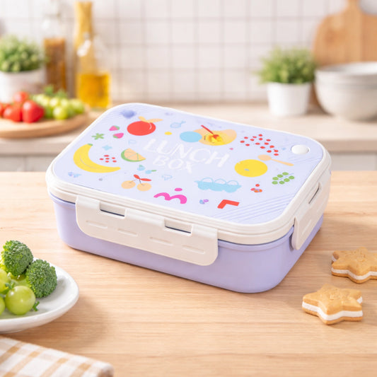 Stainless Steel Lunch Box with 3 Compartments
