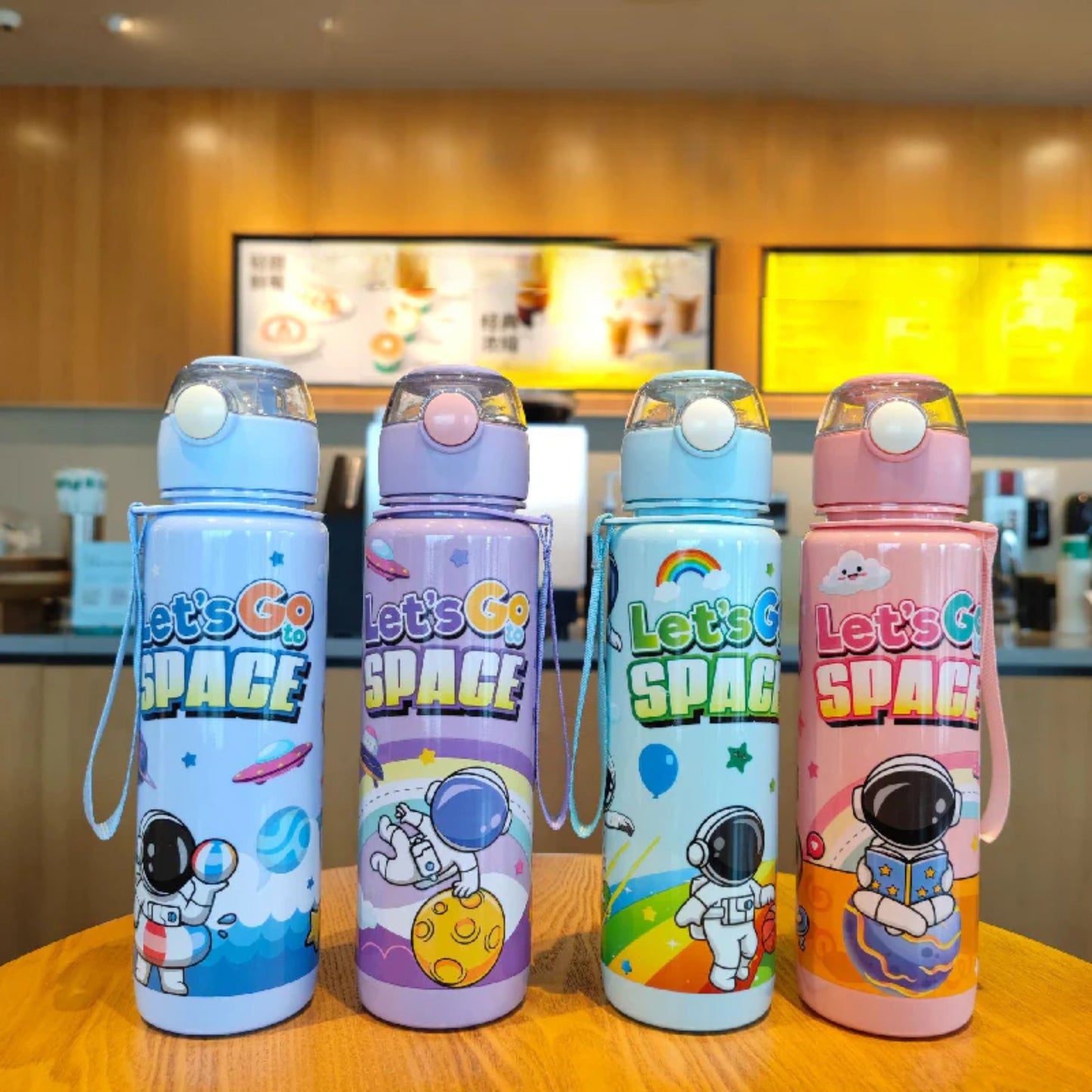 Kids Astronaut Water Bottle