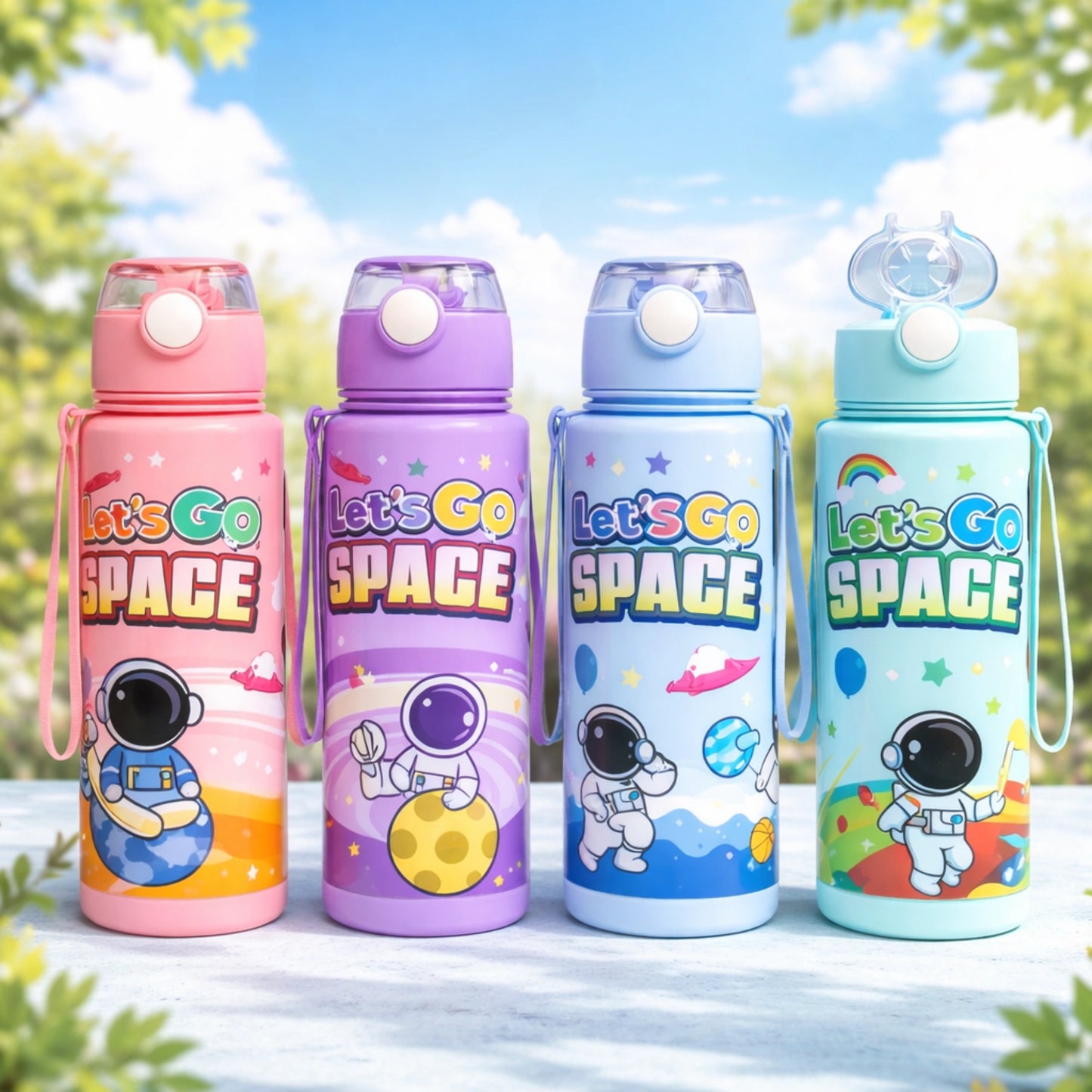 Kids Astronaut Water Bottle