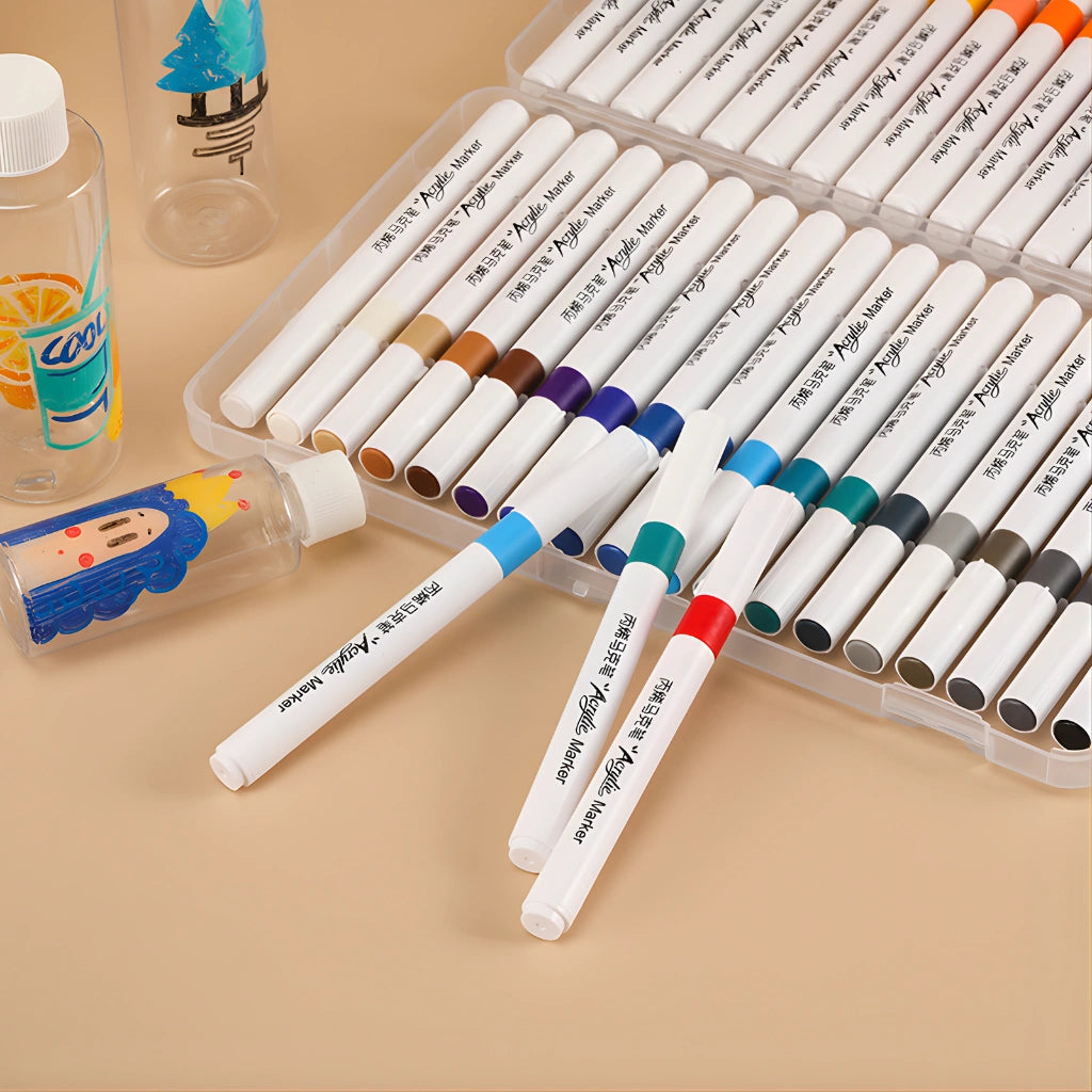 Acrylic Marker Pens Set