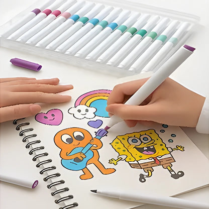 24 Colors Acrylic Marker Pen Set