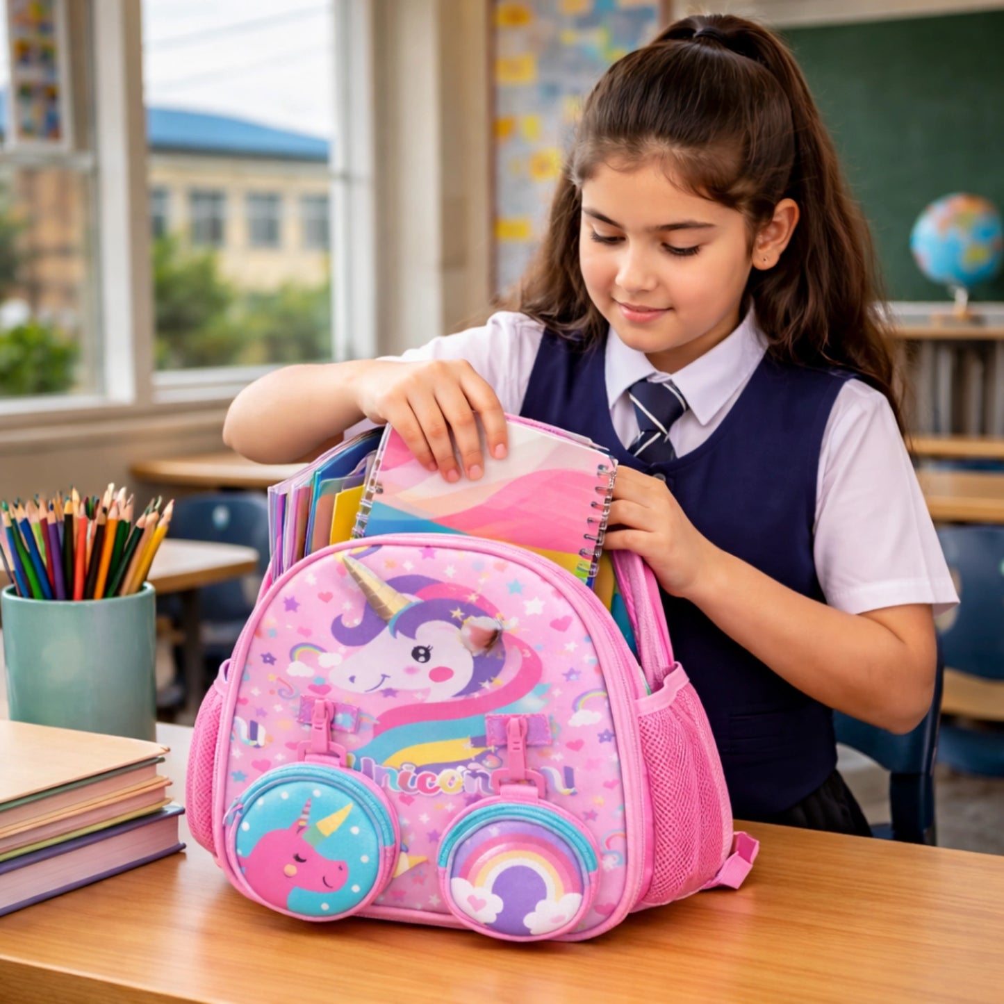 Cute Cartoon Kids School Backpack