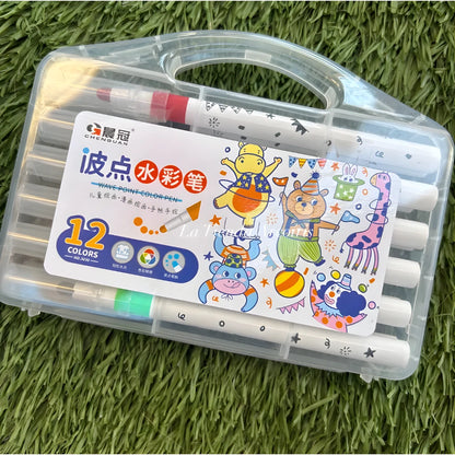 12 Colors Dot Marker Pen Set