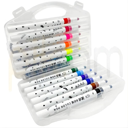 12 Colors Dot Marker Pen Set