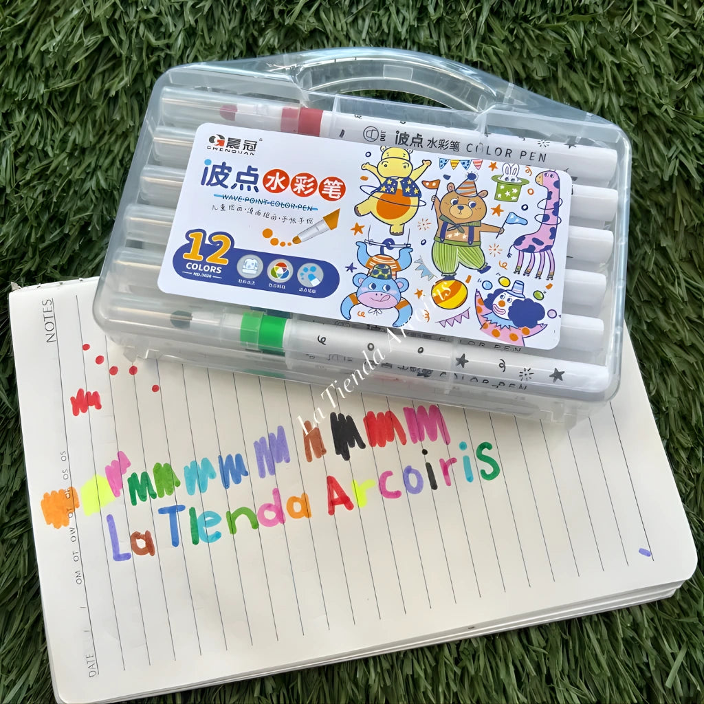 12 Colors Dot Marker Pen Set