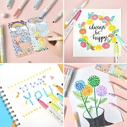 12 Colors Dot Marker Pen Set