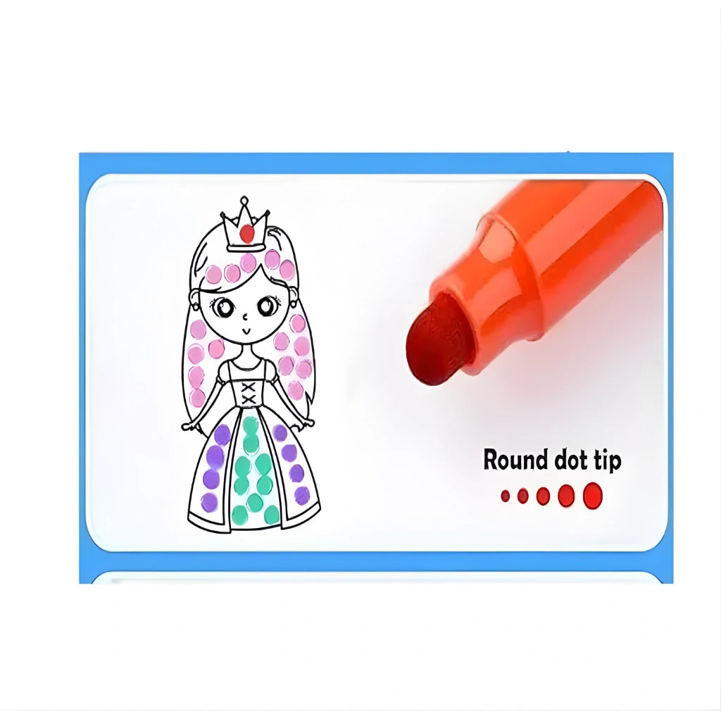 12 Colors Dot Marker Pen Set