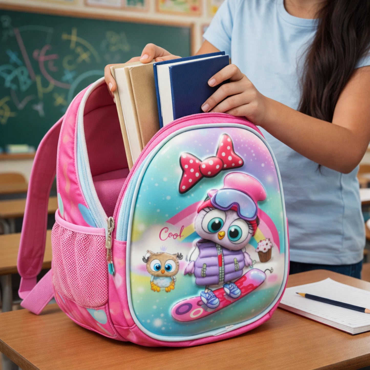 Cute Cartoon School Backpack
