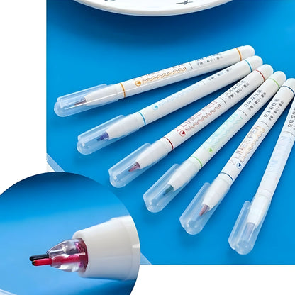 6 Color 2 Lines Outline Pen Set