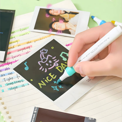 24 Colors Washable Acrylic Marker Pens Set