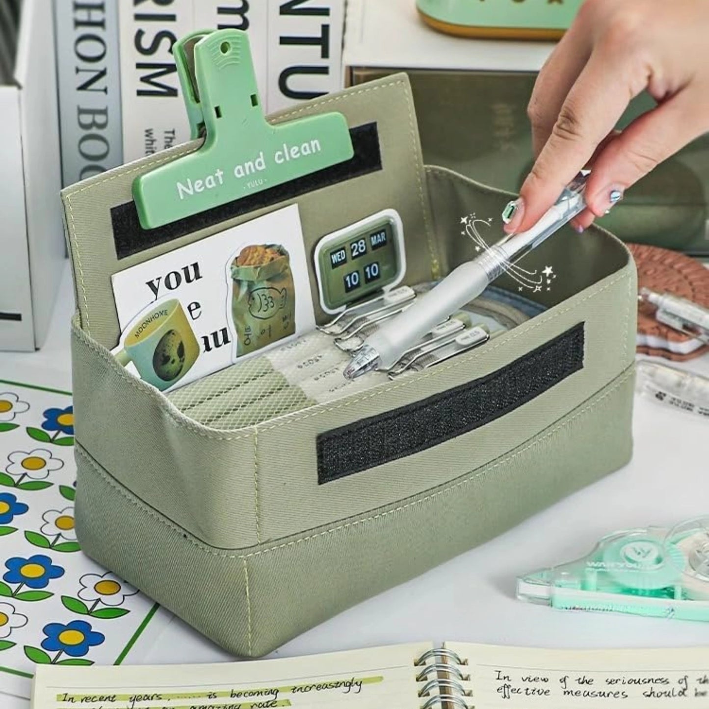 Foldable Pencil Case Organizer
