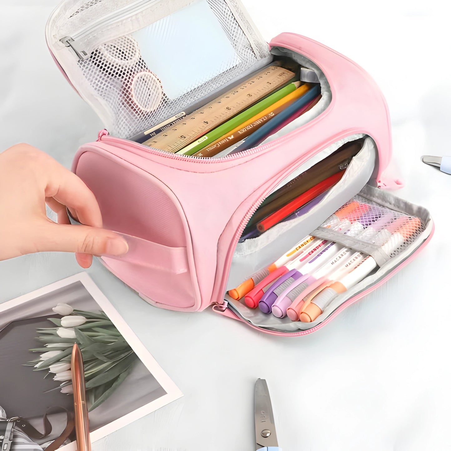 Large Capacity Pencil Case