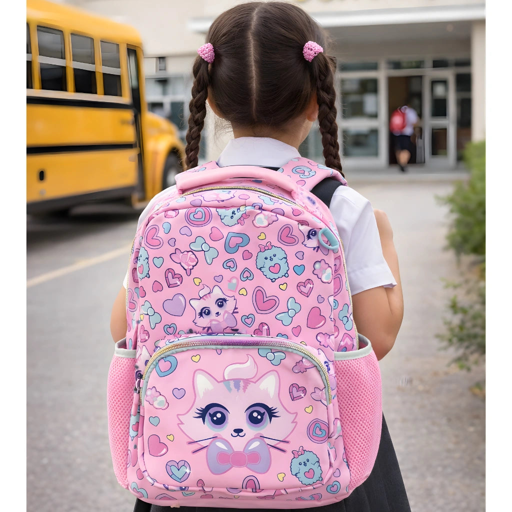 Kids Cute Cartoon School Backpack
