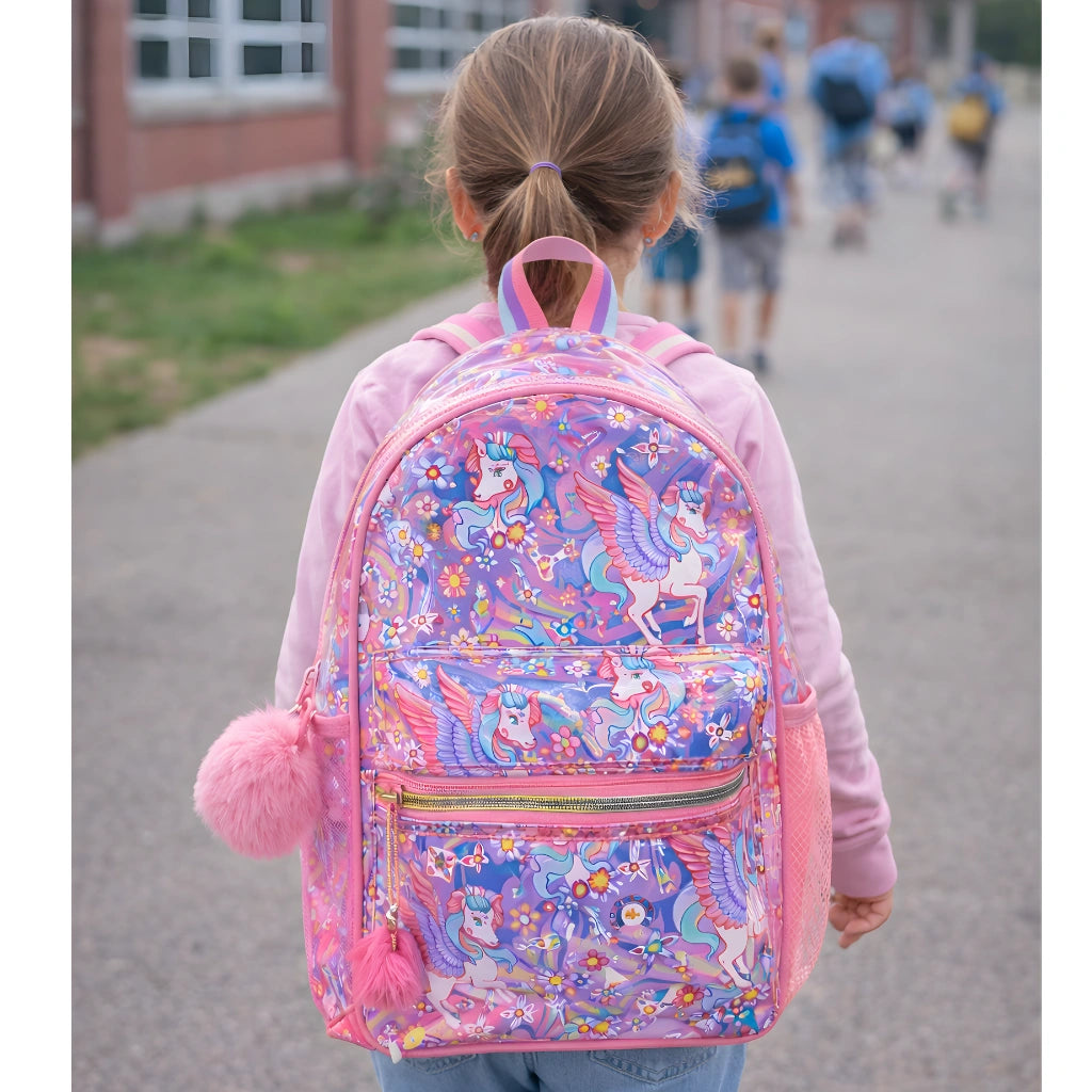 Holographic School Backpack