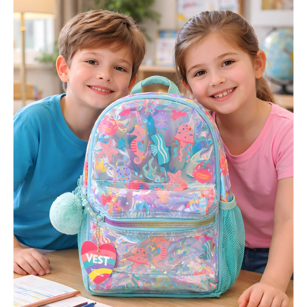 Holographic School Backpack