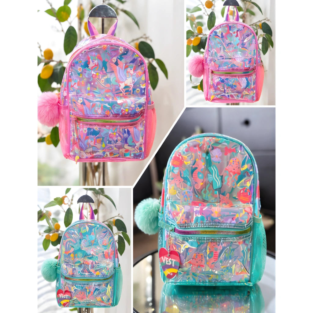 Holographic School Backpack