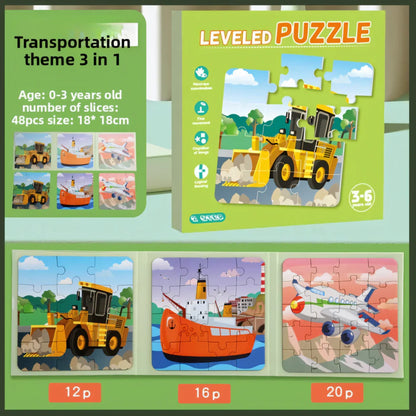 Leveled Puzzle Set (3-in-1)