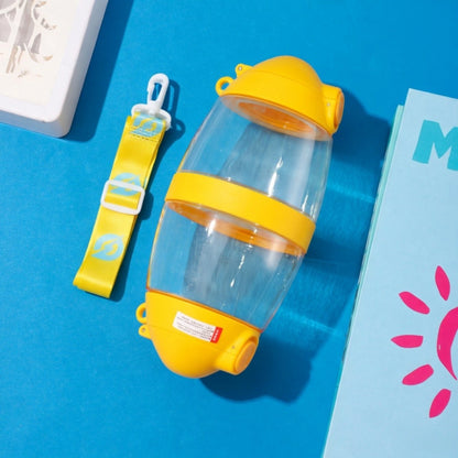 Cute Kids Water Bottle with Straw & Sling