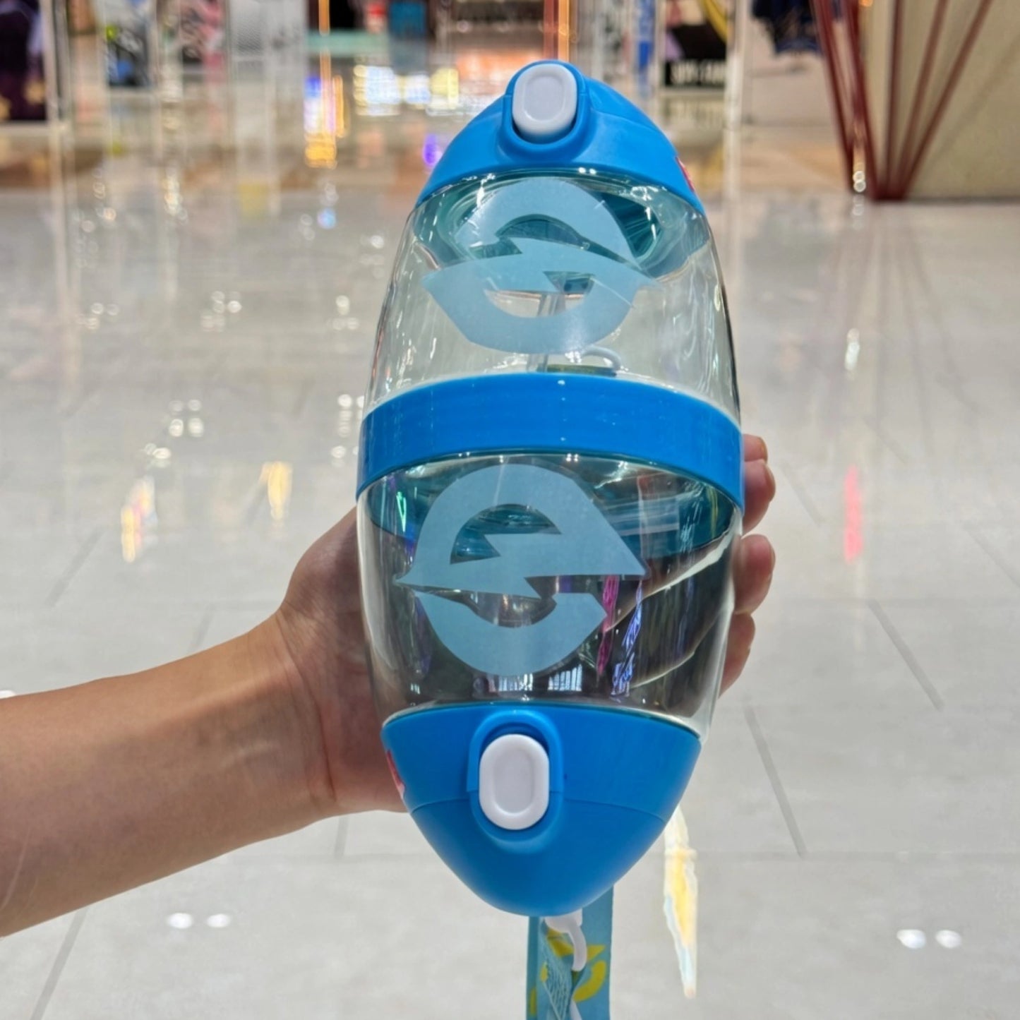 Cute Kids Water Bottle with Straw & Sling