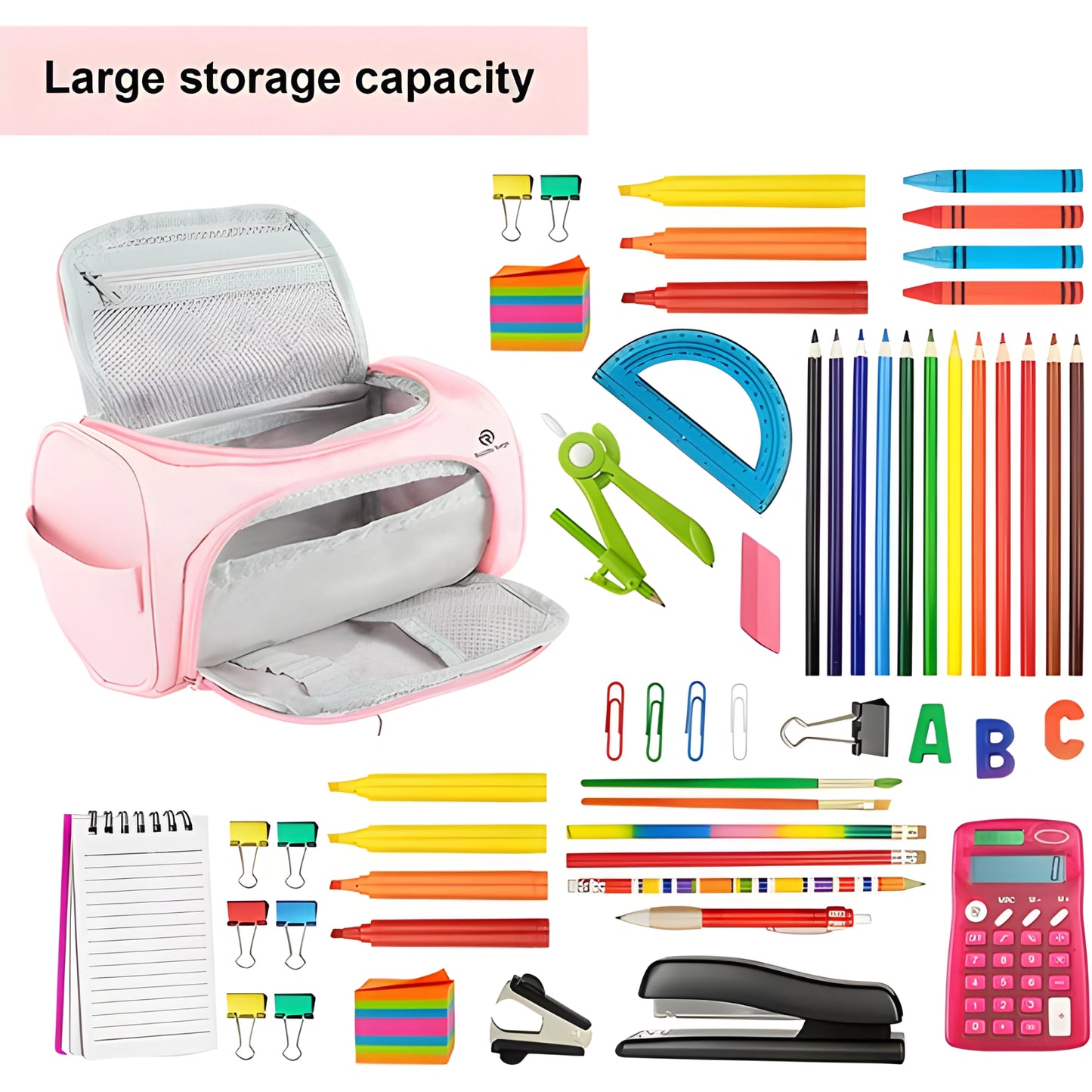 Large Capacity Pencil Case