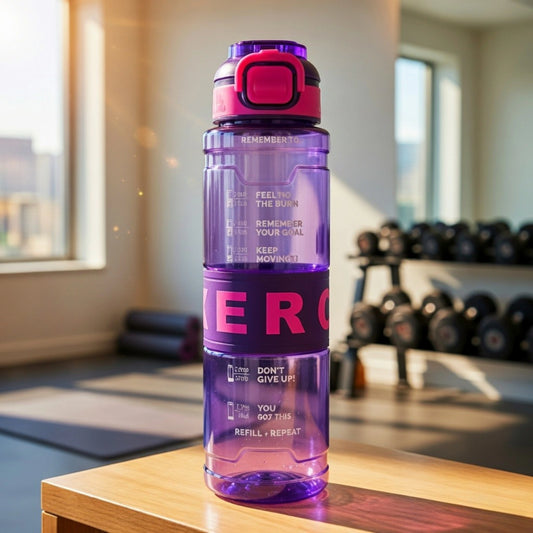 Kids Water Bottle with Straw & Sling