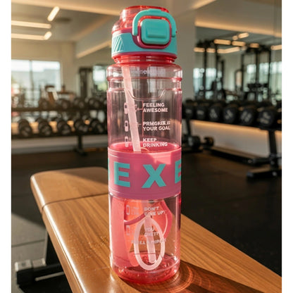 Kids Water Bottle with Straw & Sling