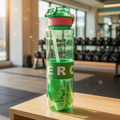 Kids Water Bottle with Straw & Sling