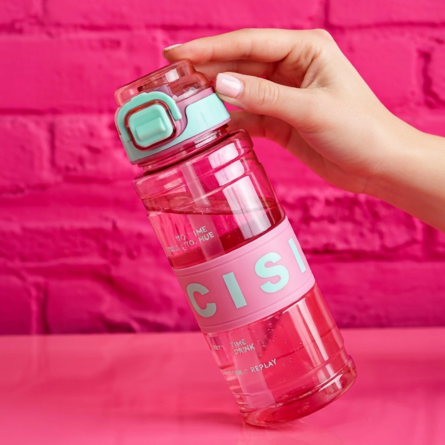 Kids Water Bottle with Straw & Sling