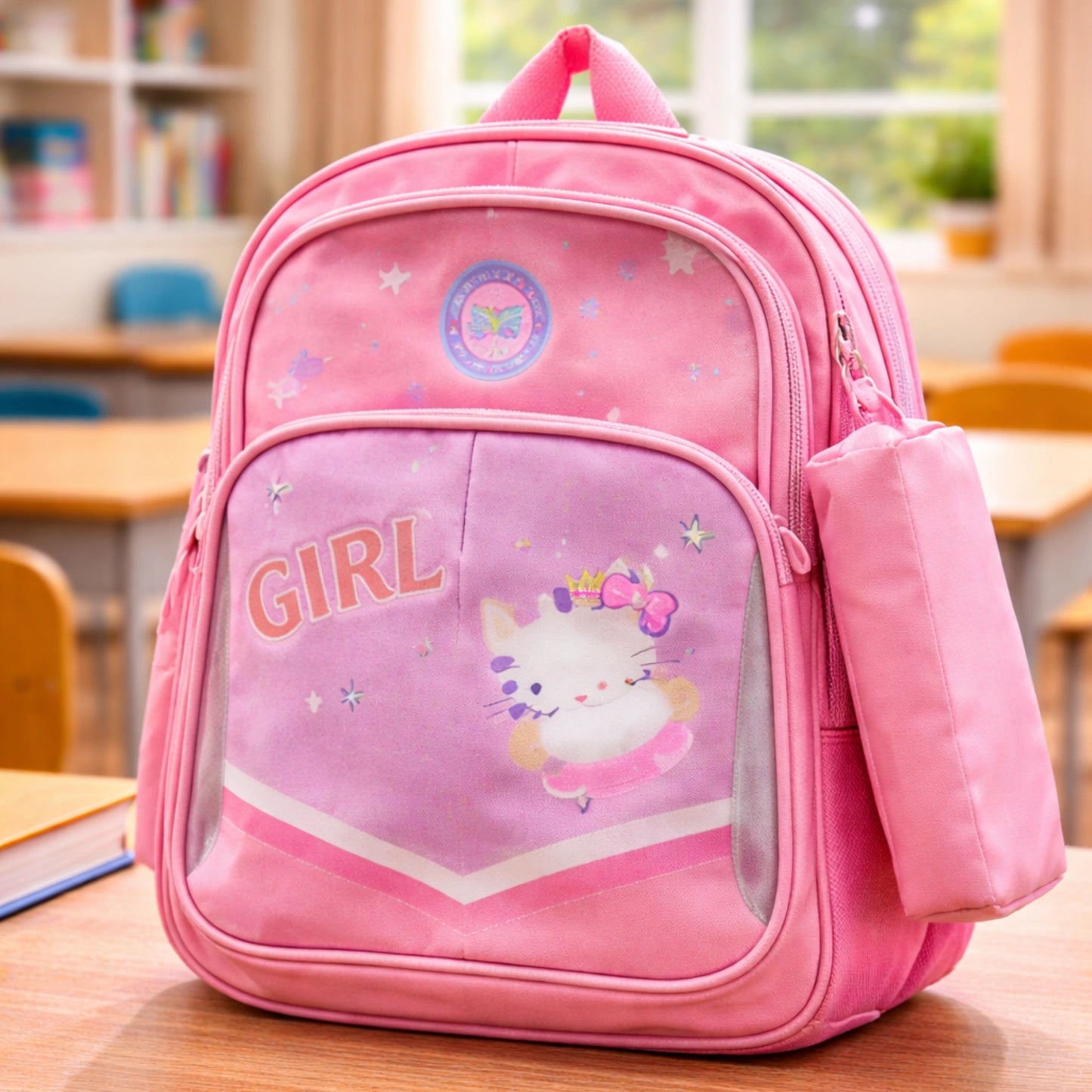 School Backpack with Pencil Pouch