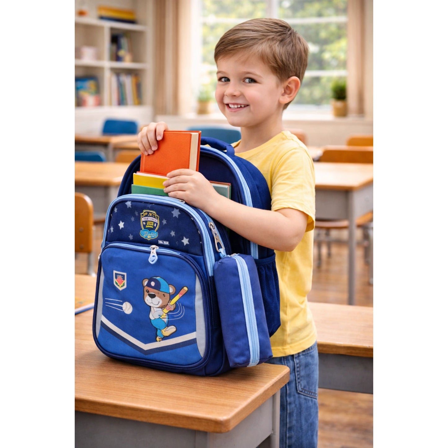 School Backpack with Pencil Pouch