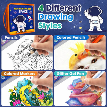 Painting Set Space Theme