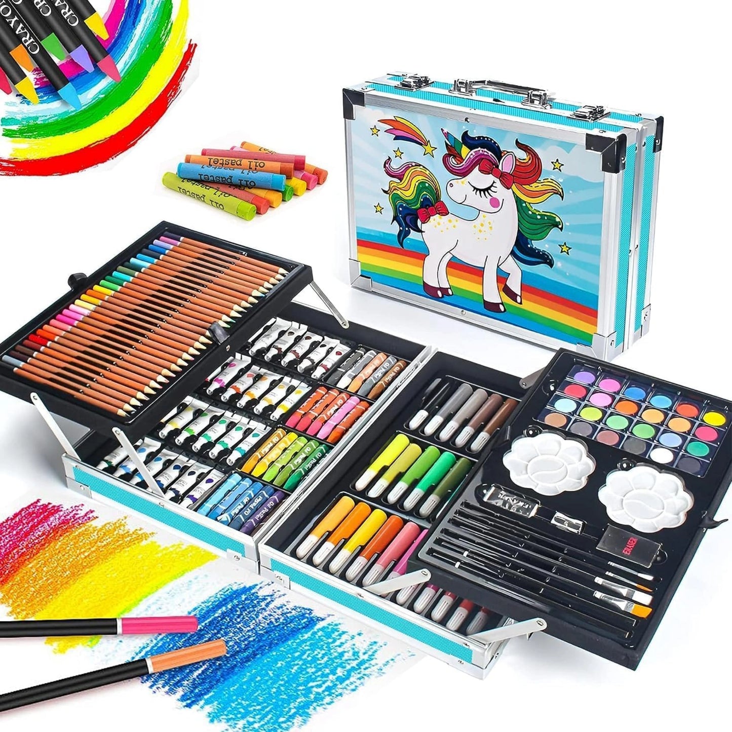 Art Drawing Kit in Aluminum Case