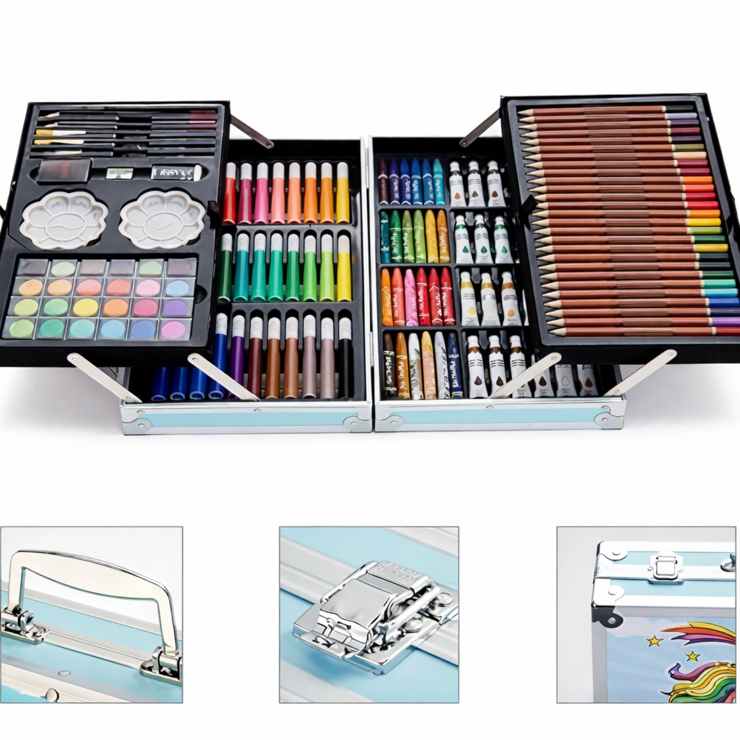 Art Drawing Kit in Aluminum Case