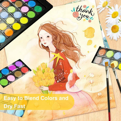 Art Drawing Kit in Aluminum Case