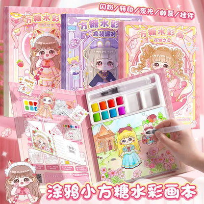 Magic Water Coloring Book Kit